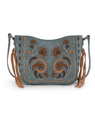 MW1348-8360 JN Montana West Embroidered Crossbody