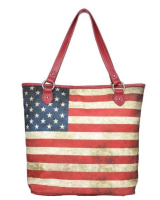 MW933G-8113 RD Montana West American Pride Concealed Carry Tote