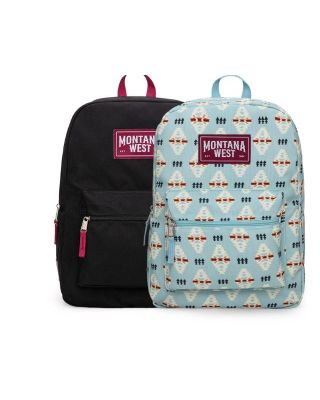 MWC-5751S JN Montana West Western Horse Print Backpack -2Pcs Set 
