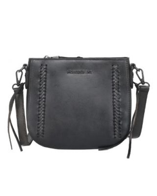 MWG01-9065 BK Montana West Genuine Leather Collection Crossbody