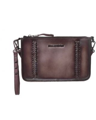 MWG01-9063 CF Montana West Genuine Leather Collection Crossbody/Wristlet