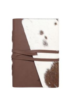 MWL-044 BR1 Montana West Genuine Hair Leather Journal Noteboo