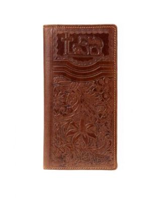 MWL-W020 BR Genuine Leather Spiritual Collection Men's Wallet