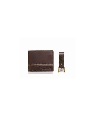 NP0366/08 BR TIMBERLAND GENUINE LEATHER WALLET WIT KEY FOB