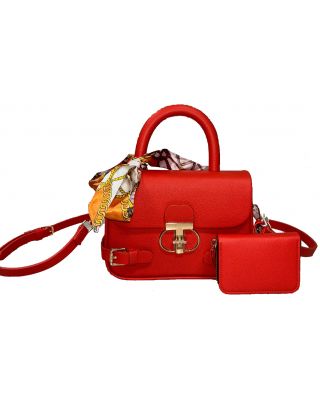 PU24915-S2 RD DESINER BAG WITH WALLET
