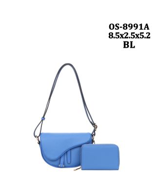 OS-8991A BL CROSSBODY BAG WITH WALLET