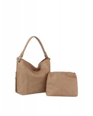 QF-0088-M TN DESIGNER 2PC HOBO BAG SET