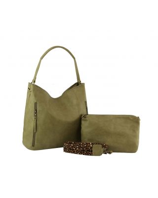 QFM-0070 SG 2PC HOBO BAG