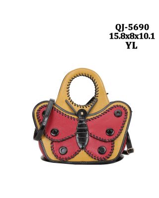 QJ-5690 YL DESIGNER BUTTERFLY BAG