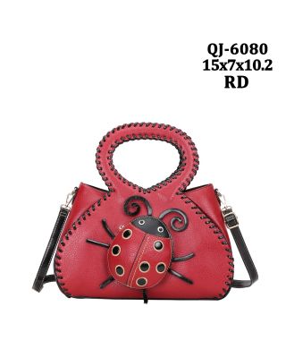 QJ-6080 RD SATCHEL LADYBUG BAG