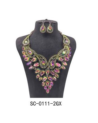 SC-0111-2GX CASTINGNECKLACE SET