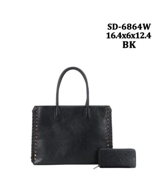 SD-6864W BK BIG TOE SHIPPINGBAG WITH WALLET