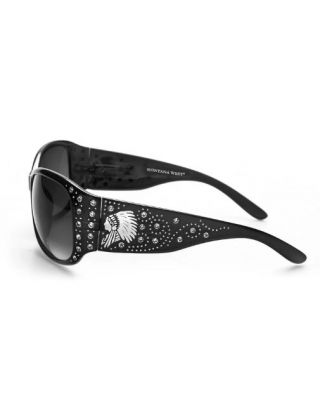SGS-5702 BK Montana West Indian Chief Print Sunglasses By Pair