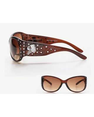 SGS-5702 CF Montana West Indian Chief Print Sunglasses By Pair