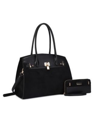 SJ60111BK SET SAUDADE  SATCHEL BAG WITH WALLET