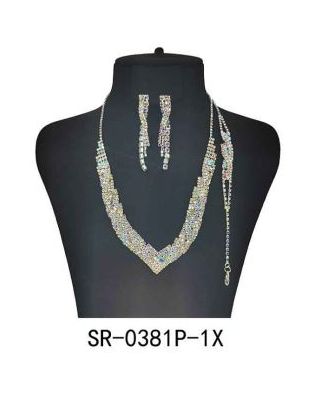 SR-0381P-1X POST NECKLACE SET