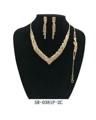 SR-0381P-2C POST NECKLACE SET