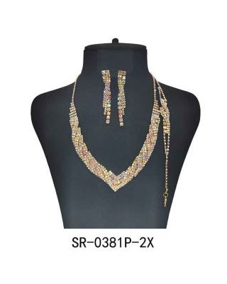 SR-0381P-2X POST NECKLACE SET