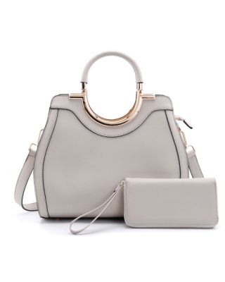 TT2549 SET GY DESIGNER BAG WITH WALLET
