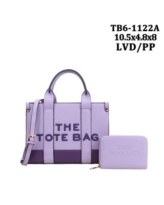 TB6-1122A LVD/PP  THE TOTE BAG WITH WALLET