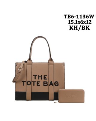 TB6-1122A KH/D   THE TOTE BAG WITH WALLET