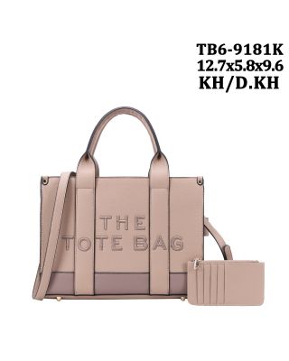 TB6-9181K KH THE TOTE BAG WITH CARD HOLD