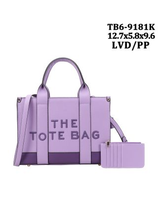 TB6-9181K PP THE TOTE BAG WITH CARD HOLD