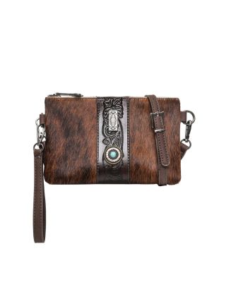 TR133-181 CF Trinity Ranch Hair On Cowhide Collection Crossbody/Wristlet