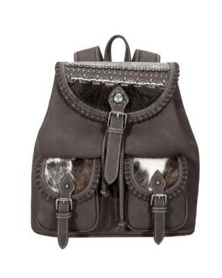 TR136-9110 CF Trinity Ranch Hair On Cowhide Collection Backpack