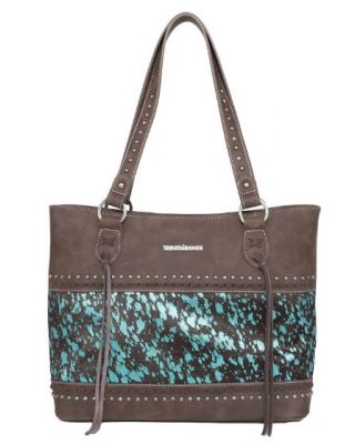 TR137G-8317 CF Trinity Ranch Hair On Cowhide Collection Concealed Carry Tote