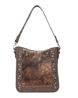 TR140G-921 CF  Trinity Ranch Hair-On Cowhide Collection Concealed Carry Hobo