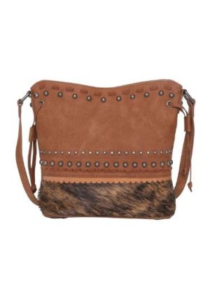 TR142-8360 LP  Trinity Ranch Hair-On Cowhide Collection Concealed Carry Crossbody Bag