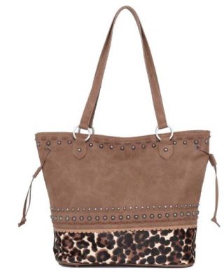 TR142G-8317 CF Trinity Ranch Hair-On Cowhide Collection Concealed Carry Tote 