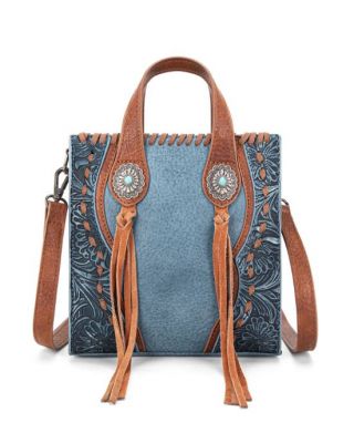 TR192-1605 JN Trinity Ranch Concho Collection Mini Tote/Crossbody