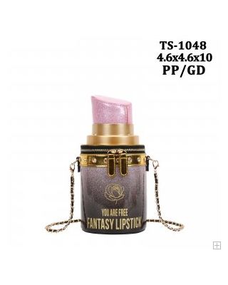 TS-1048 PP/GD FANTASY LIPSTICK BAG