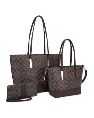 UM-31481 SET CF MONO GLAM 2 BAGS WITH WALLET