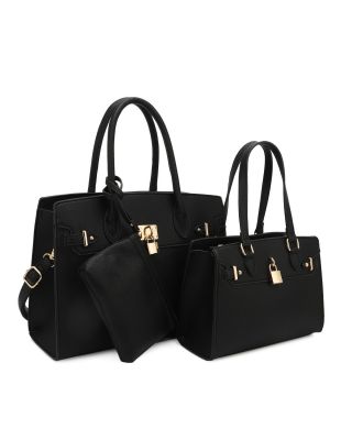 US-30067A SET BK DESIGNER 2 BAGS WITH COIN BAG