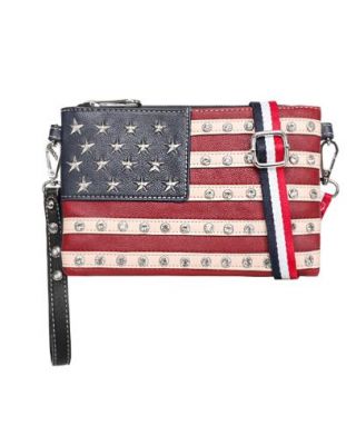 US04-C181 NV Montana West American Pride Collection Clutch/Crossbody