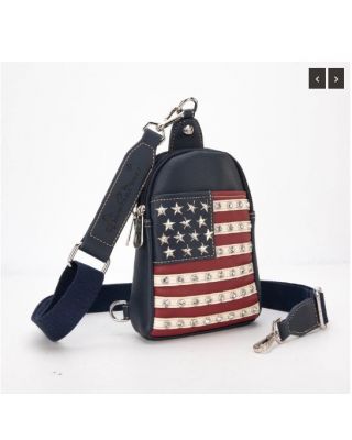 US04-210 NV Montana West American Pride Collection Sling Bag