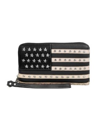 US04-W003 BK Montana West American Pride Collection Wallet