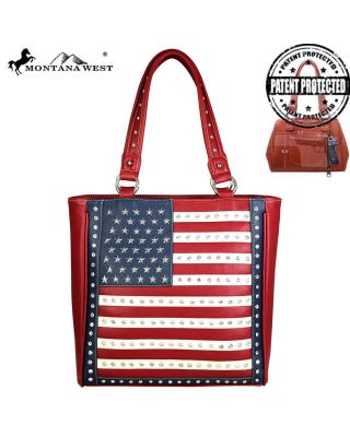 US04G-8113 RD Montana West American Pride Concealed Handgun Collection Tote