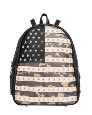 US04G-9110 GN Montana West American Pride Concealed Carry Collection Backpack