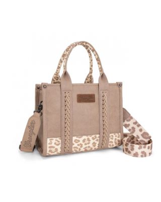 WG102-8120S TN Wrangler Leopard Print Concealed Carry Tote/Crossbody