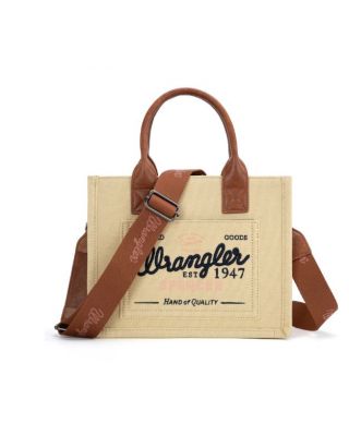 WG136-8120S TN Vintage Wrangler Canvas Tote//Crossbody