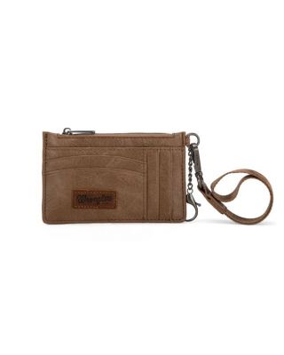 WG137-W009 KH Wrangler Solid Color Key Chain Wristlet Card Wallet