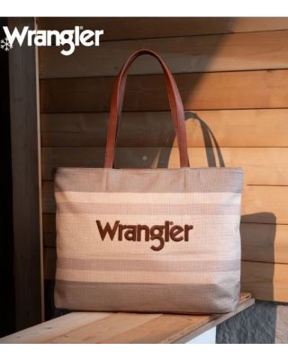 WG159-8112 TN Wrangler Aztec Pattern Dual Sided Print Canvas Tote Bag