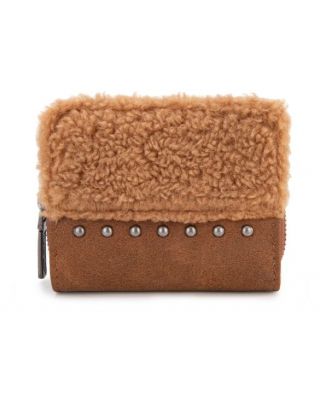 WG160-W014 BR Wrangler Sherpa Bi-Fold Wallet