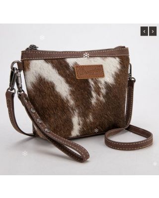 WG169-1812 CF Wrangler Genuine Hair-On Cowhide CrossbodY