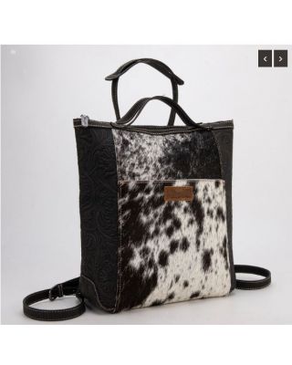 wg169-9112-blk-wrangler-genuine-hair-on-cowhide-floral-tooled-convertible-backpack
