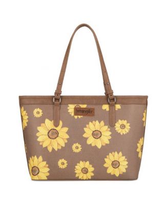 WG204-2002KH Wrangler Sunflower Print Tote Bag